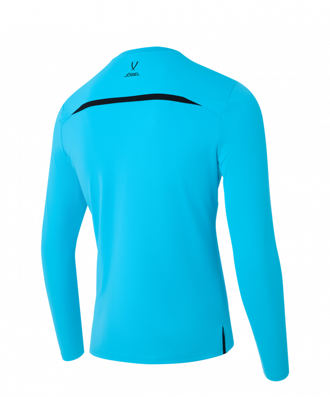 Футболка судейская с длинным рукавом DIVISION PerFormDRY Referee LS Tee, голубой, размер L, JÖGEL ЦБ-00004994