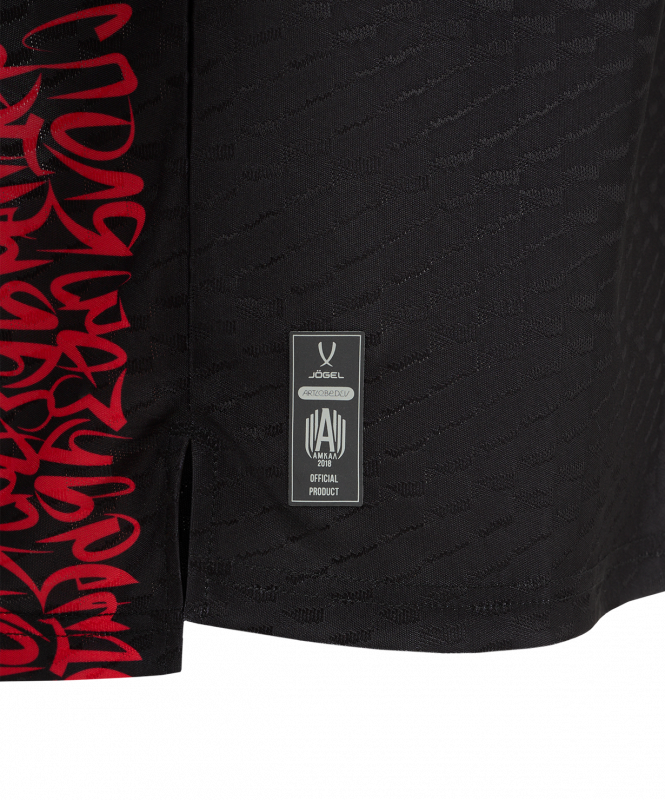 Футболка игровая JOGEL AMKAL PerFormDRY Jersey, черный/красный, размер XS ЦБ-00004457