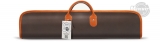 Чехол на 3-х составной кий Милан (коричнево-оранжевый)