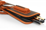 Чехол на 3-х составной кий Милан (коричнево-оранжевый)