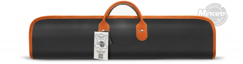 Чехол на 3-х составной кий Милан (коричнево-оранжевый)