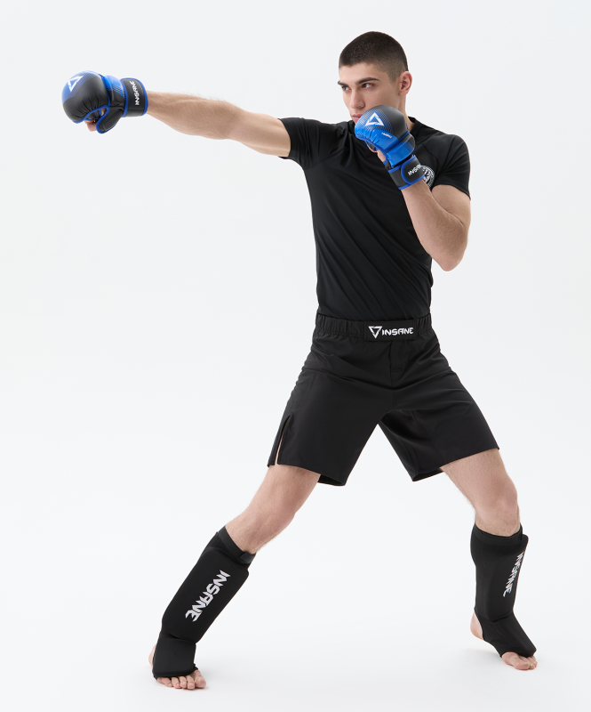 Перчатки INSANE MMA HYBRID, синий, размер S ЦБ-00003879