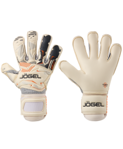 Перчатки вратарские MAGNUM UL4 Roll-Hybrid, белый, размер 8,5, JÖGEL ЦБ-00002239