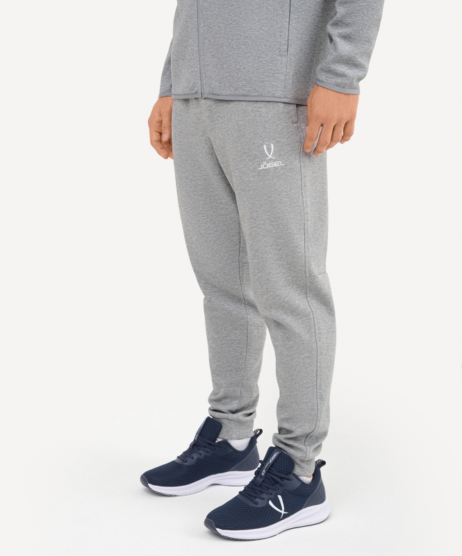 Брюки спортивные ESSENTIAL Athlete Pants, серый меланж, размер M, Jögel ЦБ-00002600