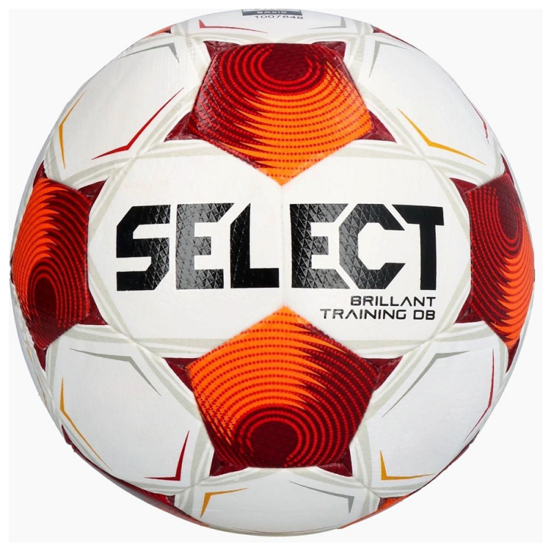 Мяч футб. SELECT Brillant Training DB V25, 3565171807, размер 5, FIFA Basic, 32п, ТПУ, гибр.сш, бело-красн