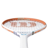 Ракетка б/т Wilson Roland Garros Elite 21, WR193610H, для дет.5-6лет, алюм., со струн, оранжево-белый