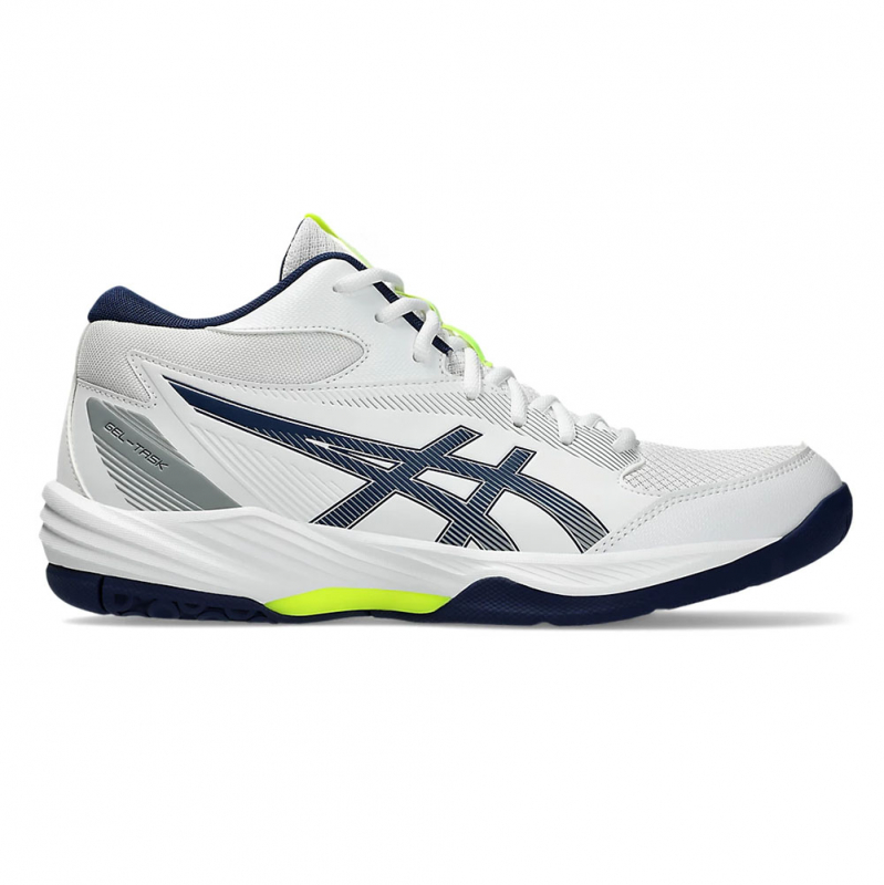 Кроссовки волейбольные мужские ASICS Gel-Task MT 4 1071A102 100, размер 8.5 (российский размер 40.5), бело-синий