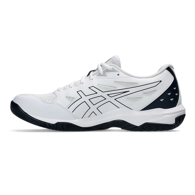 Кроссовки волейбольные мужские ASICS Gel-Rocket 11 1071A091 103, размер 11 (российский размер 43.5), бело-т.синий