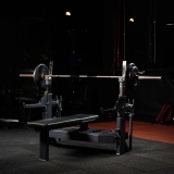 Скамья-стойка домкратная для жима лежа со страховочными упорами Olimpic Bench DHZ FITNESS A-3146