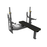 Скамья-стойка домкратная для жима лежа со страховочными упорами Olimpic Bench DHZ FITNESS A-3146