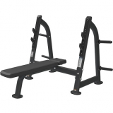 Скамья для жима горизонтальная профессиональная BRONZE GYM BR-1012