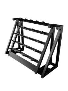 Стойка для хранения штанг для аэробики (бодипампов) BRONZE GYM 190х55х128, на 20 шт