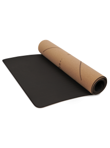 Коврик для йоги и пилатеса BRONZE GYM 173x60x0.6см., пробка