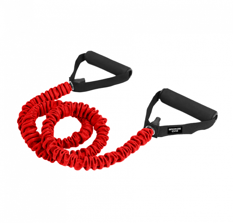 Эспандер трубчатый в рукаве BRONZE GYM, сильное сопр