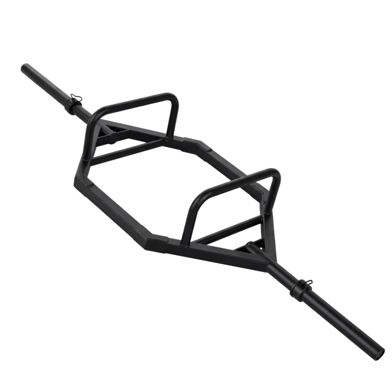 Гриф олимпийский BRONZE GYM шестиугольный Трэп замками