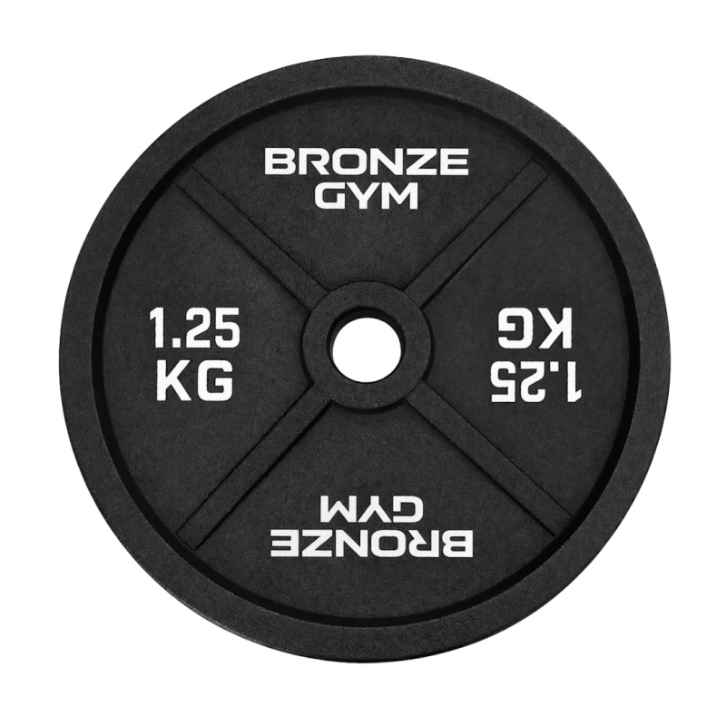 Диск олимпийский BRONZE GYM чугунный 1.25 кг