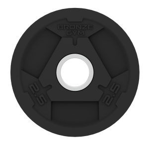 Диск олимпийский BRONZE GYM обрезиненный 2.5 кг