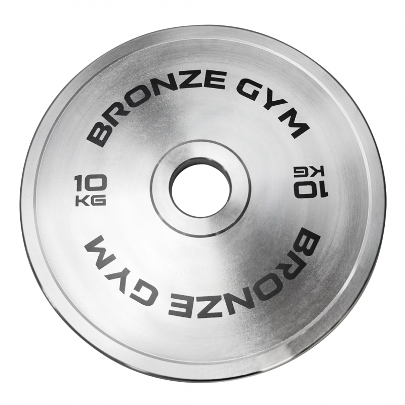 Диск олимпийский BRONZE GYM стальной 10 кг
