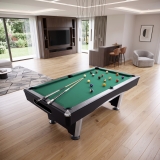 Бильярдный стол для пула Dynamic Billard "Triumph Plus" 8 футов (черный) в комплекте, аксессуары и сукно