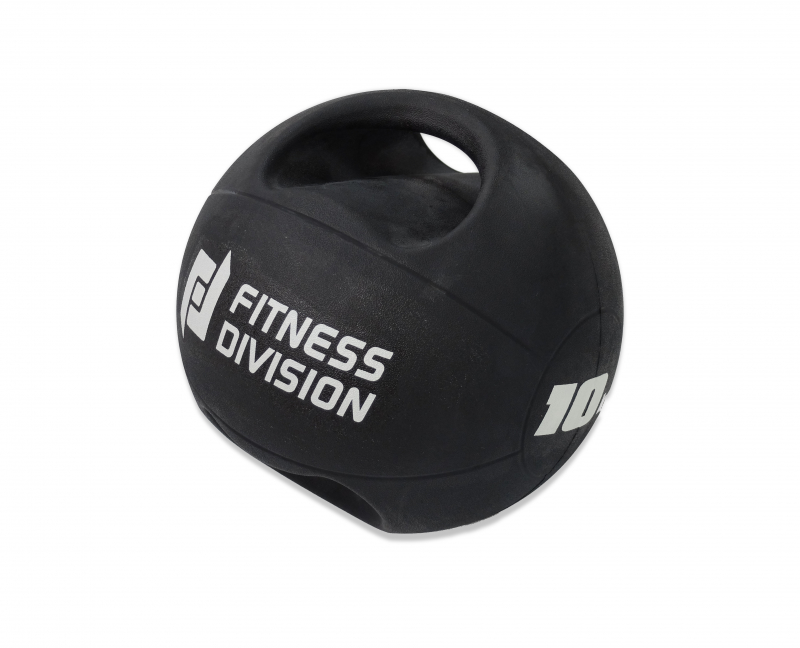 Медбол Easy Grip 10 кг FITNESS DIVISION FD-MDBH2-10K