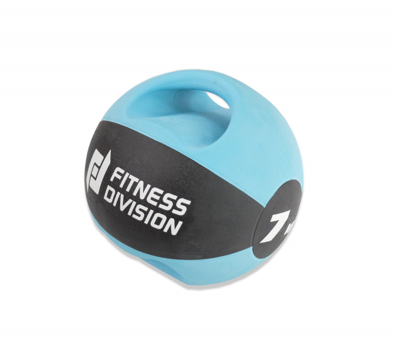 Медбол Easy Grip 7 кг FITNESS DIVISION FD-MDBH2-7K