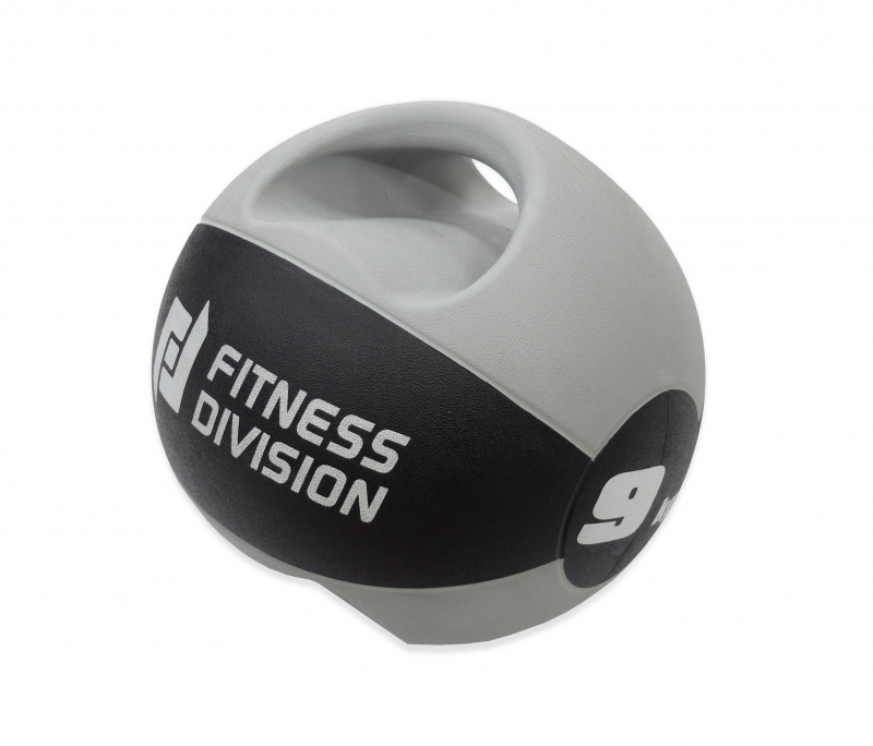 Медбол Easy Grip 9 кг FITNESS DIVISION FD-MDBH2-9K