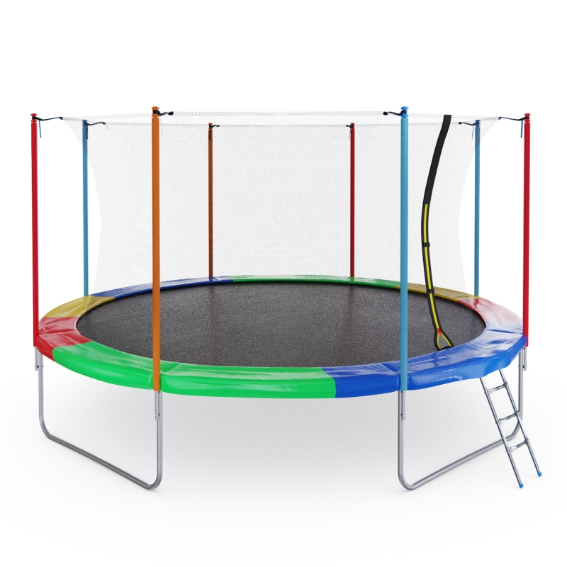 Батут DFC FEMMTO 14FT разноцветный (2 короба)