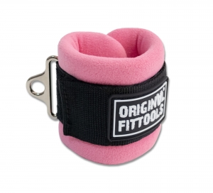 Ремень для тренировки мышц бедра и ягодиц регулируемый розовый (F0-кольцо) Original FitTools FT-AS05-F0-PK