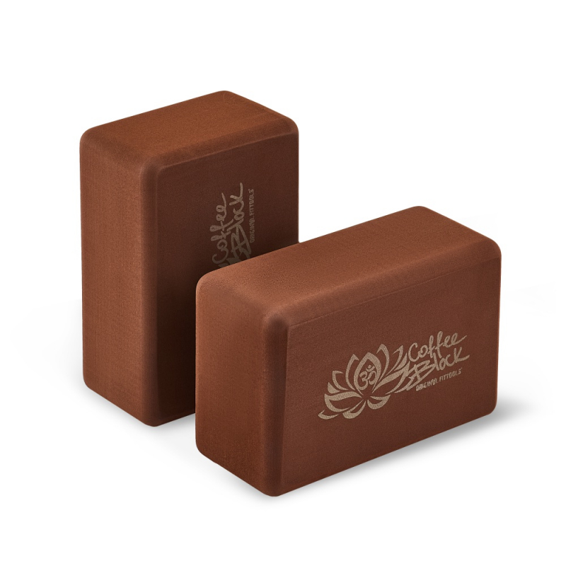 Блок для занятий йогой Coffee Block Original FitTools FT-COFFEE-BLOCK