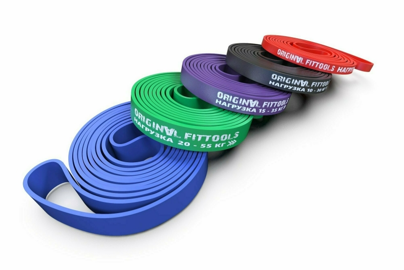 Эспандер ленточный (нагрузка 25 - 70 кг) Fit.Tools Original FitTools FT-EX-208-64