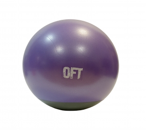 Мяч гимнастический 65 см профессиональный двухцветный Original FitTools FT-GTTPRO-65