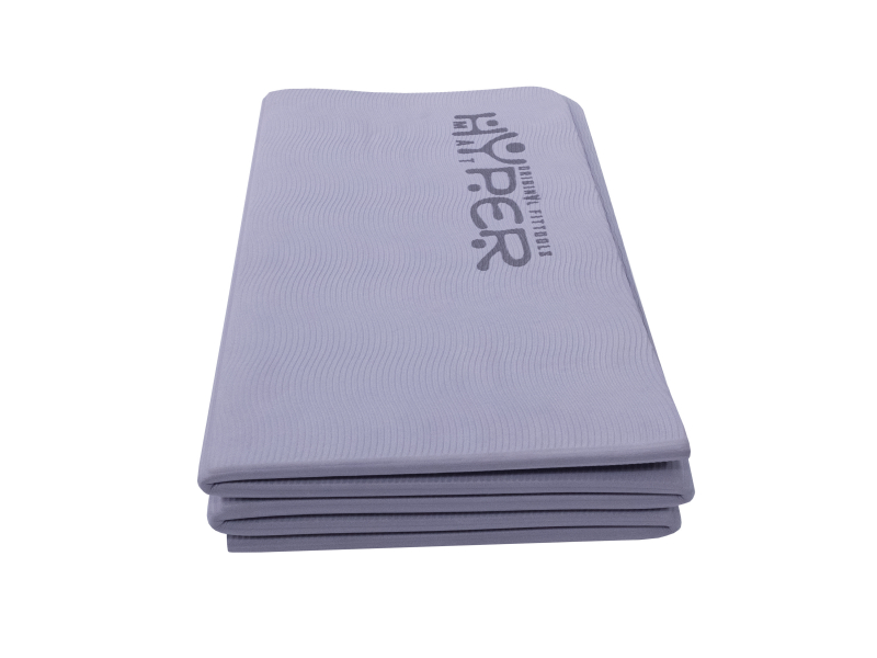 Коврик для йоги складной 190 х 120 см толщина 8 мм TPE HYPERMAT лиловый Original FitTools FT-HYPERMAT-01