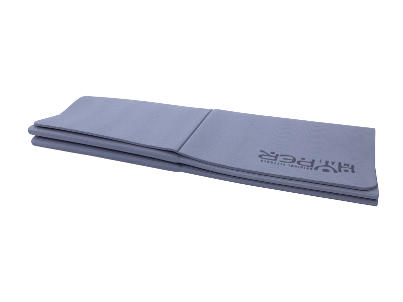 Коврик для йоги складной 190 х 120 см толщина 8 мм TPE HYPERMAT лиловый Original FitTools FT-HYPERMAT-01