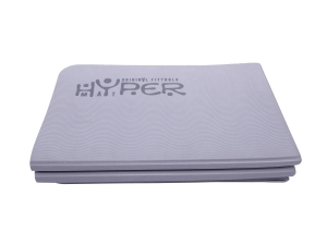 Коврик для йоги складной 190 х 120 см толщина 8 мм TPE HYPERMAT лиловый Original FitTools FT-HYPERMAT-01