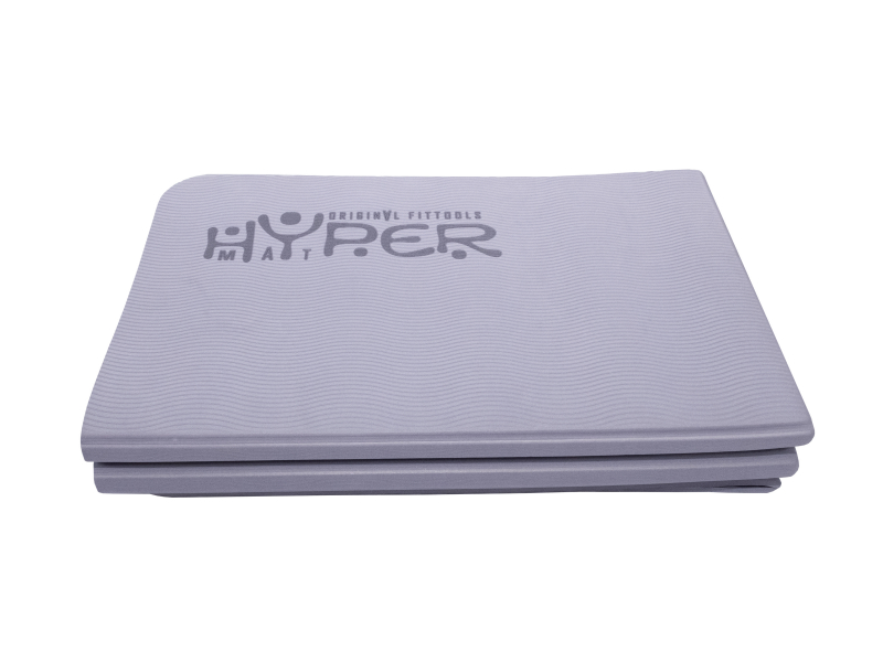 Коврик для йоги складной 190 х 120 см толщина 8 мм TPE HYPERMAT лиловый Original FitTools FT-HYPERMAT-01