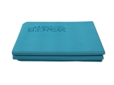 Коврик для йоги складной 190 х 120 см толщина 8 мм TPE HYPERMAT бирюзовый Original FitTools FT-HYPERMAT-02