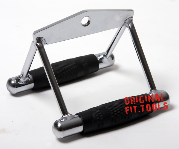 Рукоятка для тяги к животу (узкий параллельный хват) обрезиненная Original FitTools FT-MB-SRB