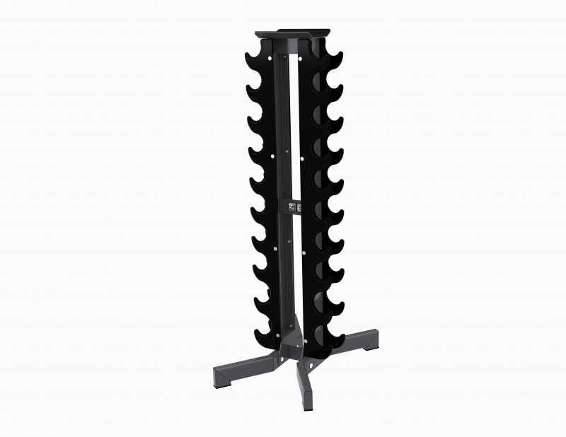 Стойка для 10 пар гантелей вертикальная Original FitTools FT-T10