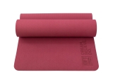 Коврик для йоги и фитнеса 185 х 80 см толщина 8 мм TPE бордовый Original FitTools FT-TPE-18580-50