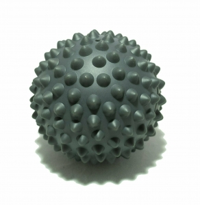 Мяч массажный 9 см серый Original FitTools FT-WASP