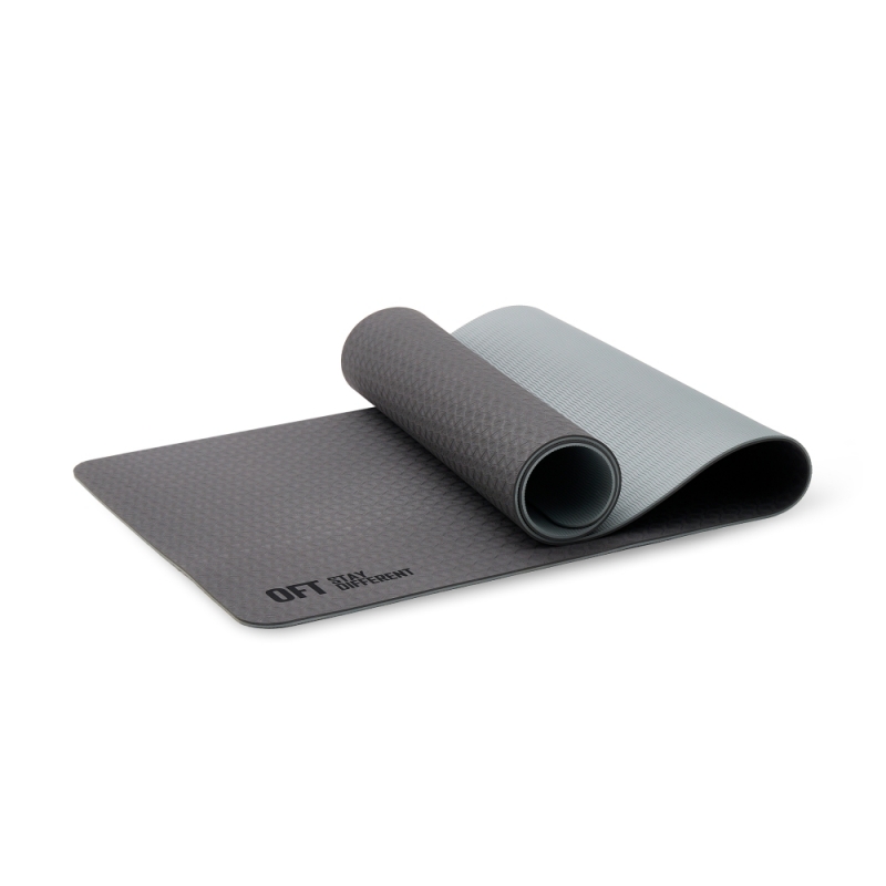 Коврик для йоги 6 мм TPE TECHNO Original FitTools FT-YGM6-TPE-14