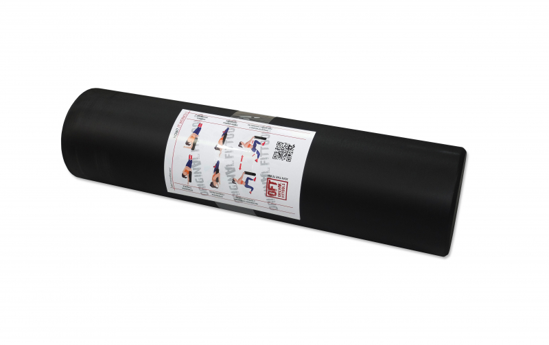 Цилиндр для пилатес EVA 60 см премиум (высокая плотность) Original FitTools FT-YGR-60-15-H