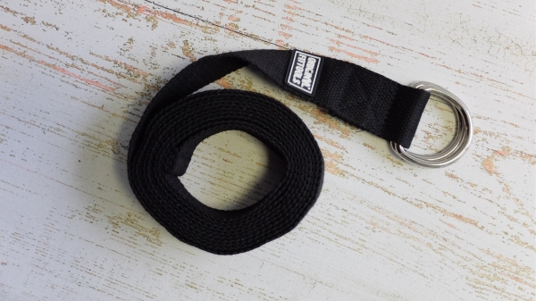 Ремешок для йоги 304 см, черный Original FitTools FT-YSTP-BLACK