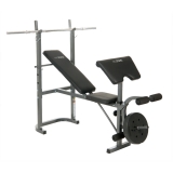 Скамья под штангу с опциями DFC GOZONE GZE-2201 со штангой и дисками в комплекте