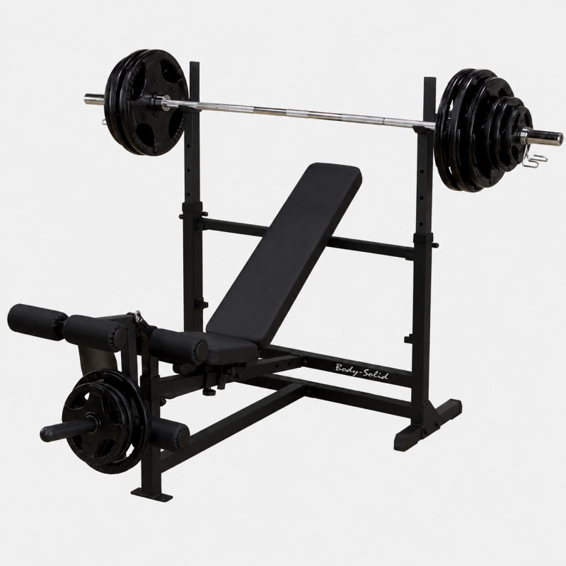 Силовая скамья для жима GDIB_46L черная