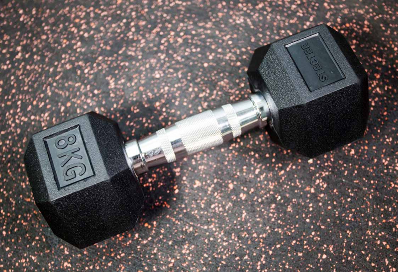 Гантель шестигранная (гексагональная) 8 кг STECTER 2300