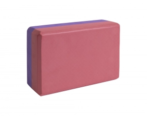 Блок для йоги бордовый-фиолетовый IRONMASTER IR97416B2