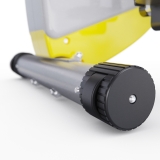 Велотренажер X-Bike DFC MBB с эспандерами, серо-желтый