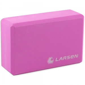 Блок для йоги Larsen EVA YB-01 фиолетовый 22х15.2х7.6см
