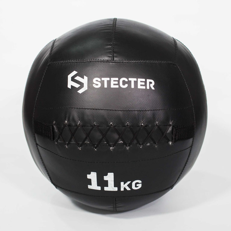 Медбол 11 кг (черный) STECTER 2158